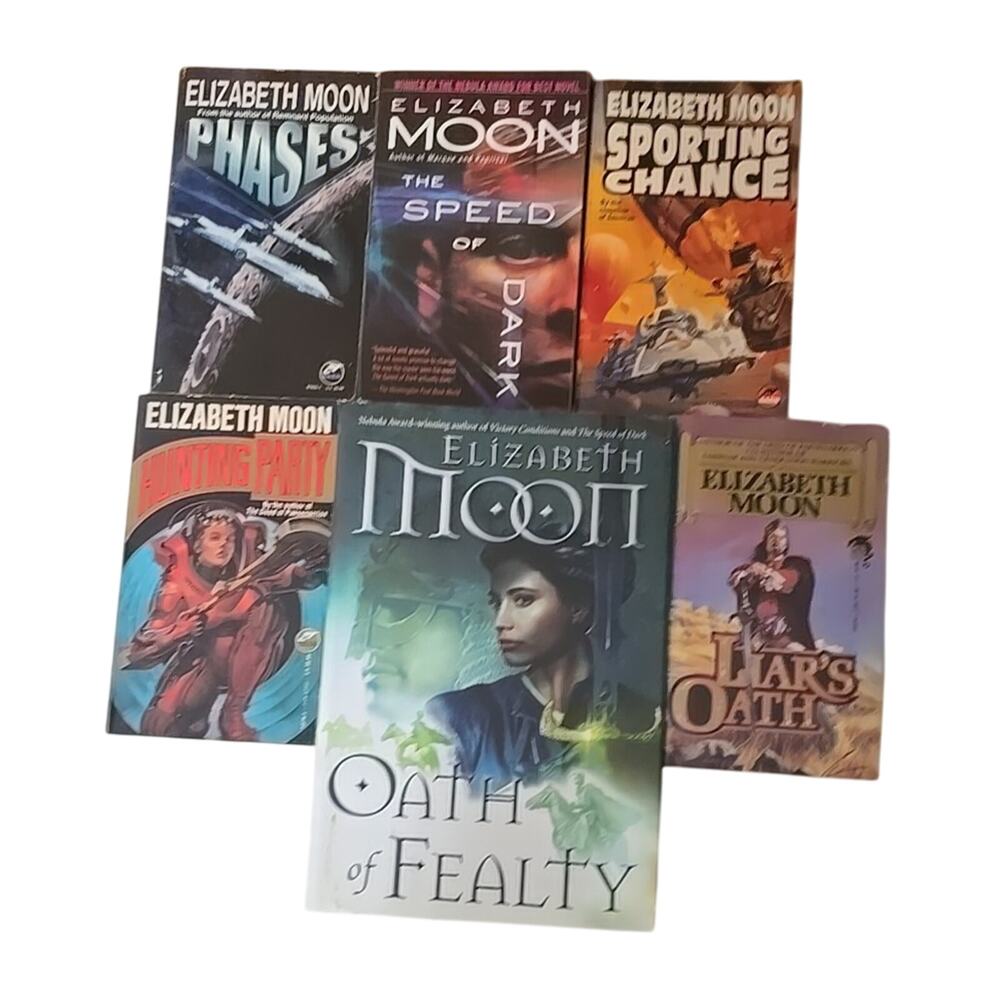 Lot of 6 Elizabeth Moon Fantasy Science Fiction Paperback & Hardcover Books